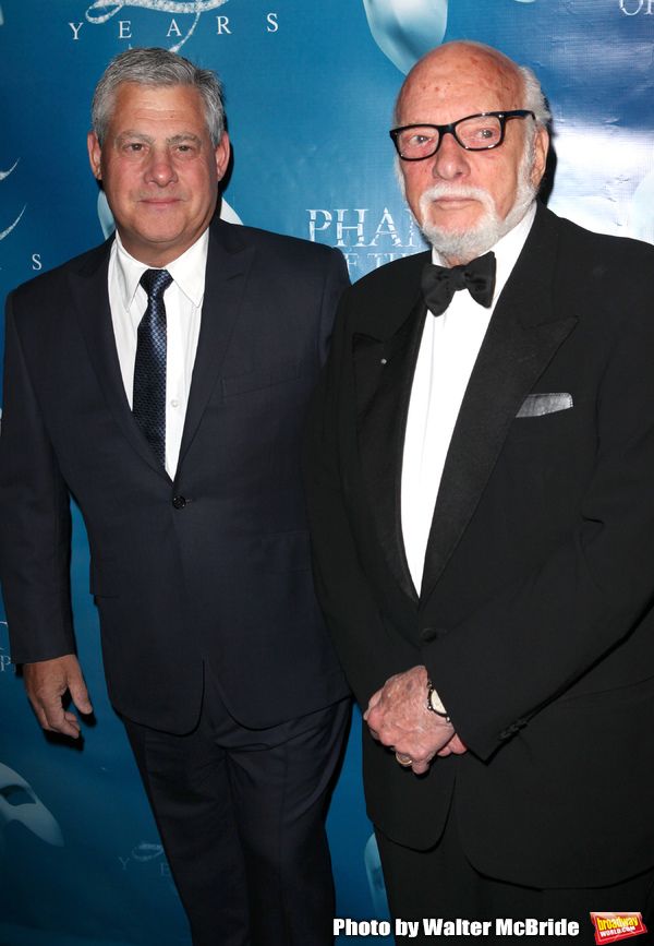 Cameron Mackintosh & Hal Prince attending the 'Phantom of the Opera' - 25 Years on Br Photo