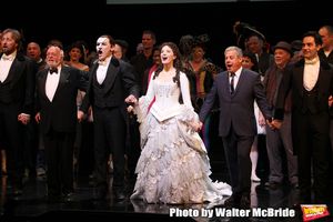 John Owen Jones, Hal Prince, Hugh Panaro, Sierra Boggess, Cameron Mackintosh & Ramin  Photo
