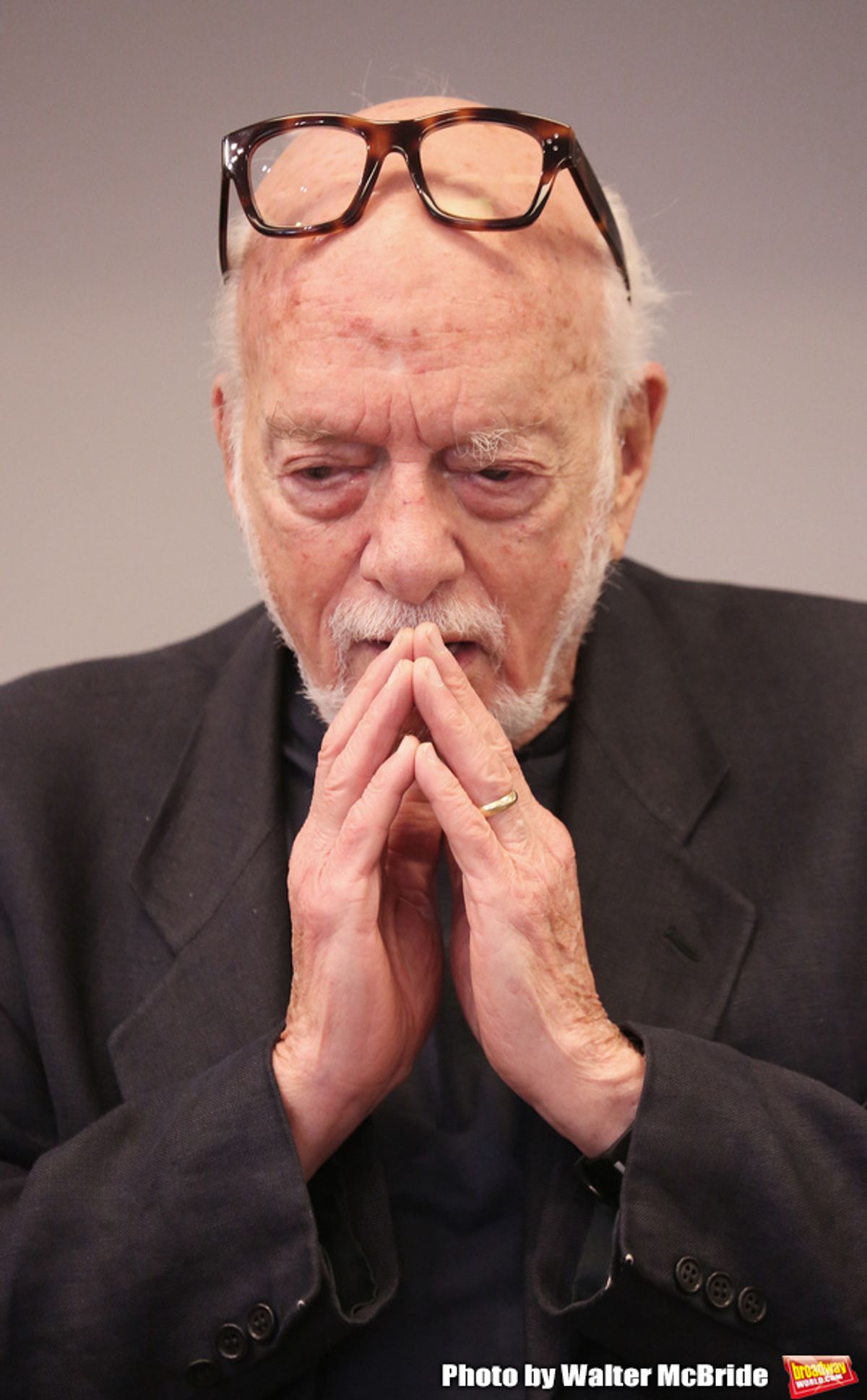 Hal Prince attends the Meet & Greet for the Manhattan Theatre Club's Broadway Premiere of 'Prince of Broadway' at the MTC Studios on July 20, 2017 in New York City. at 