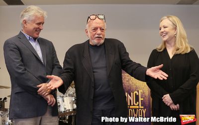 David Thompson, Hal Prince and Susan Stroman attends the Meet & Greet for the Manhatt Photo