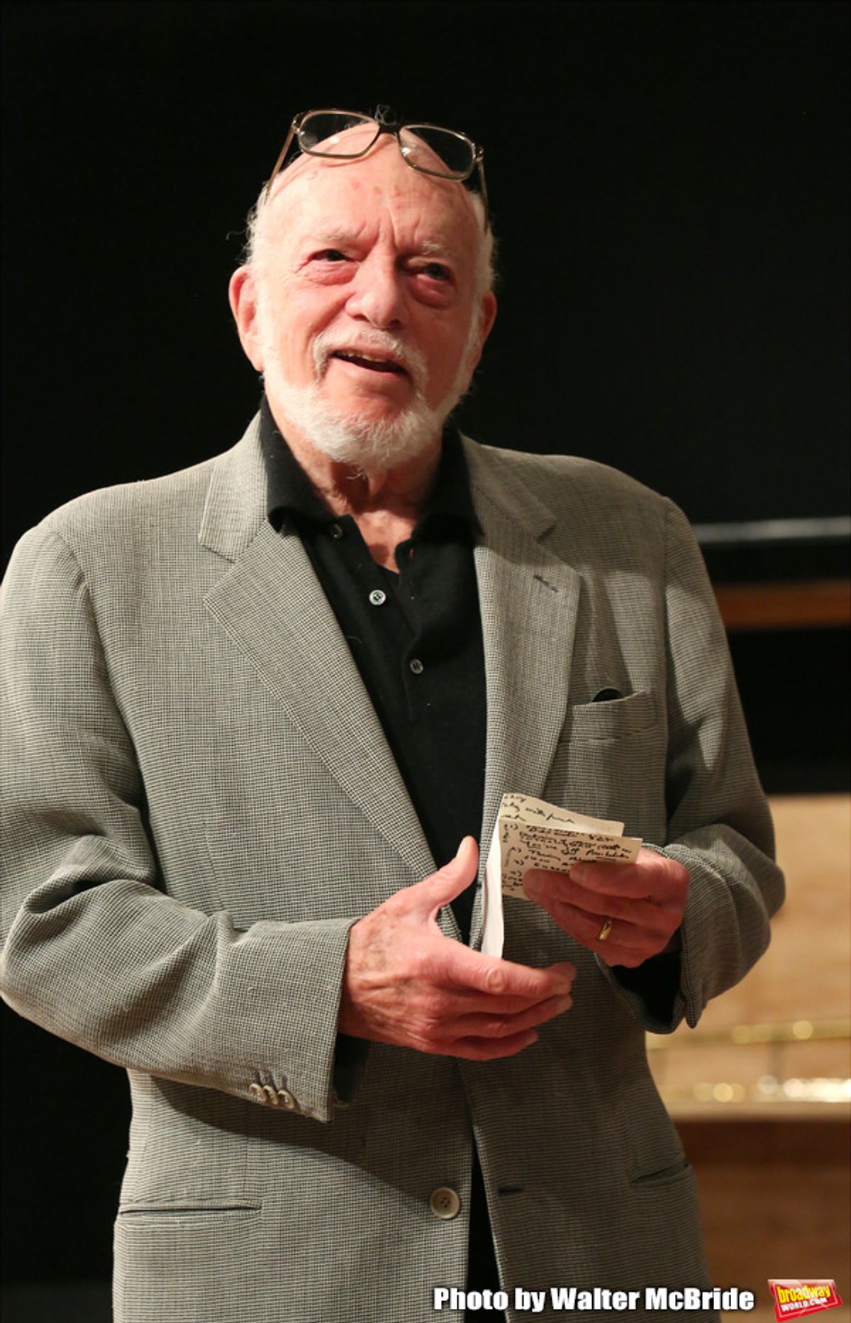 Hal Prince during the press day preview of 'Prince of Broadway' at SIR Studio on October 5, 2015 in New York City. at 