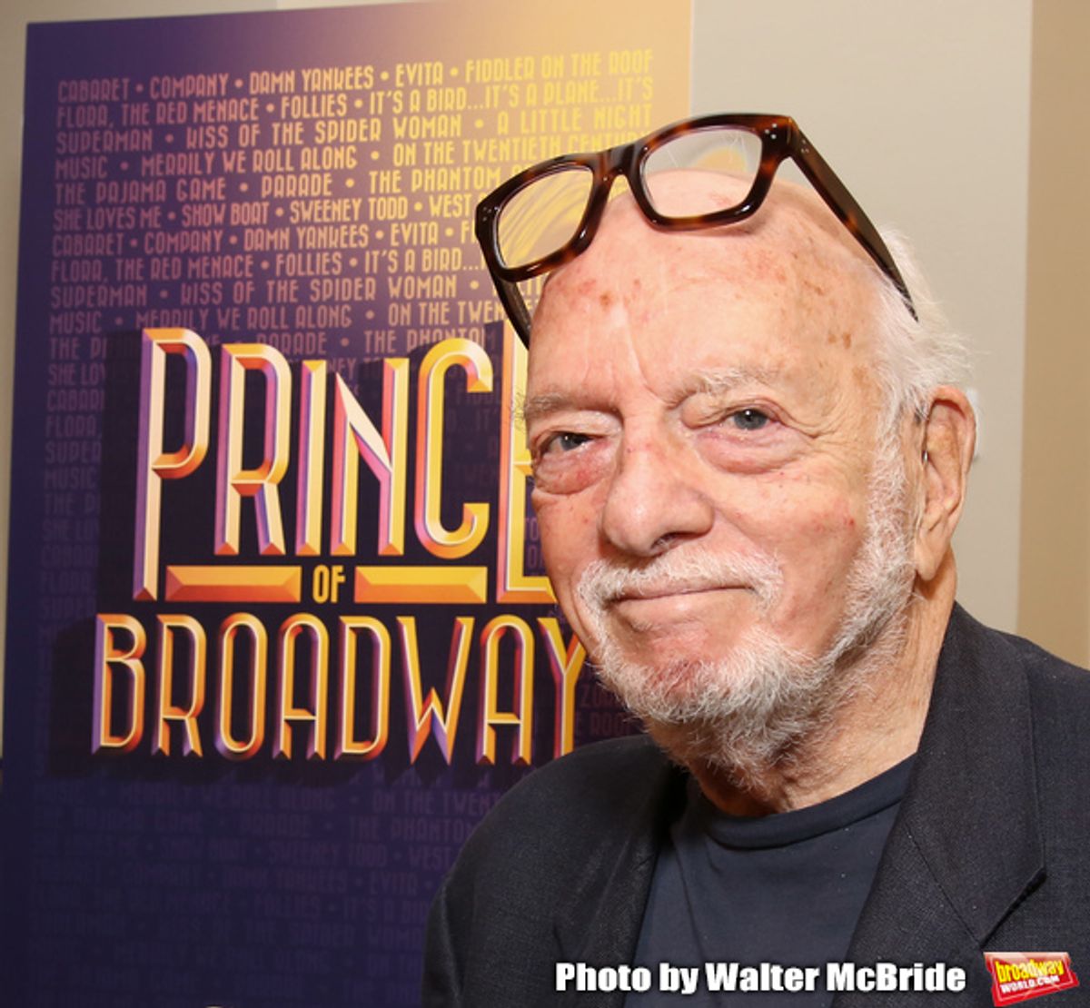 Hal Prince attends the Meet & Greet for the Manhattan Theatre Club's Broadway Premiere of 'Prince of Broadway' at the MTC Studios on July 20, 2017 in New York City. at 