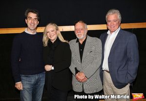 Jason Robert Brown, Susan Stroman, Hal Prince and David Thompson during the press day Photo