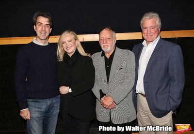 Jason Robert Brown, Susan Stroman, Hal Prince and David Thompson during the press day Photo