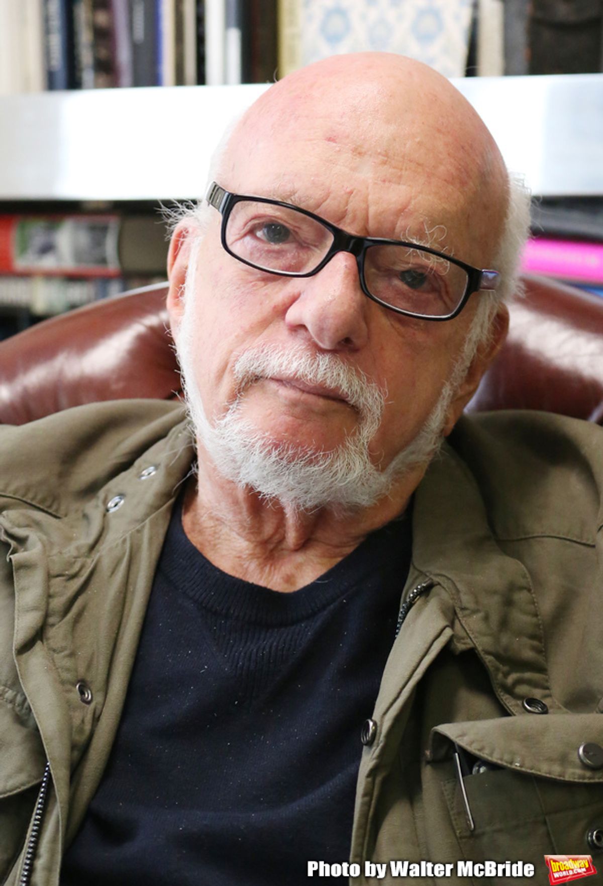 Hal Prince photo shoot in his office on July 30, 2015 in New York City. at 