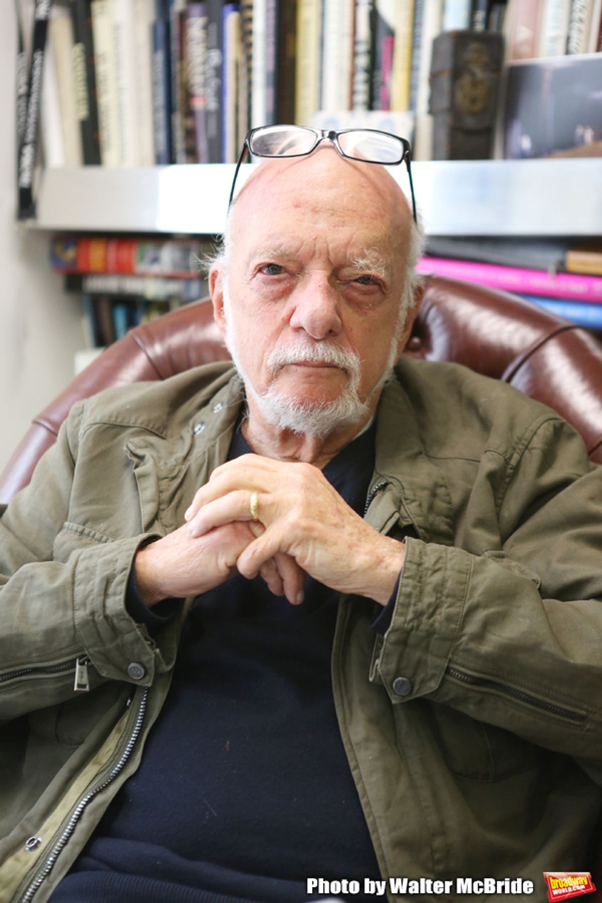Hal Prince in his office on July 30, 2015 in New York City. at 