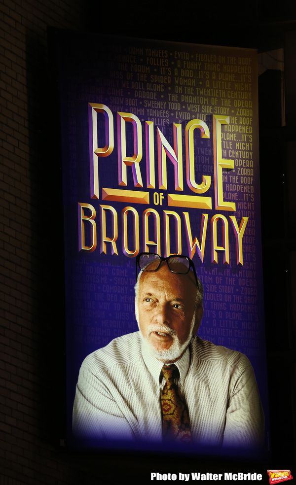 Theatre Marquee for Broadway Opening Night performance of 'The Prince of Broadway' at Photo