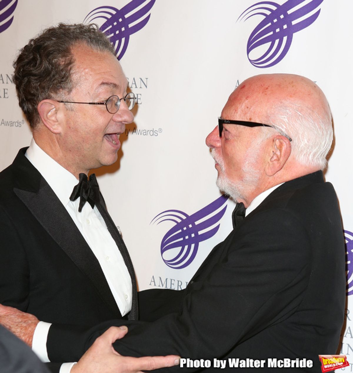 William Ivey Long and Hal Prince attending the The 2013 American Theatre Wing's Annual Gala honoring Harold Prince at the Plaza Hotel in New York City on September 16, 2013 at 