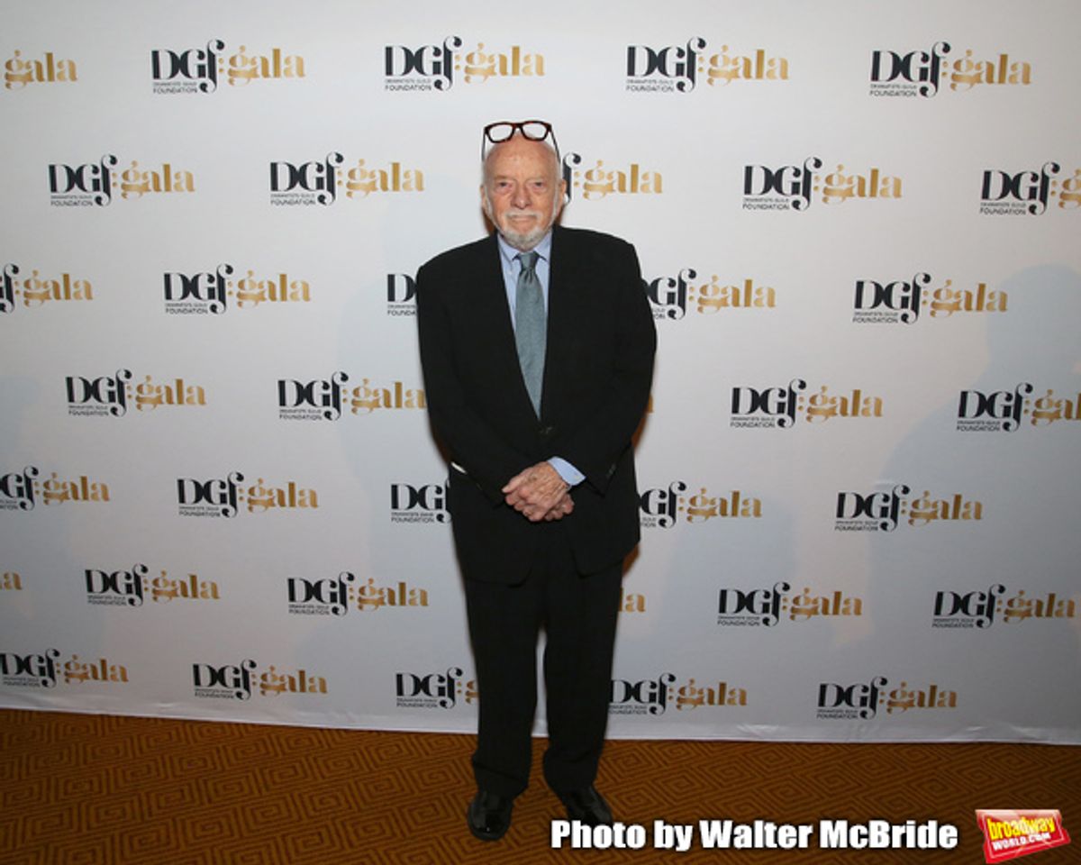 Hal Prince attends 2017 Dramatists Guild Foundation Gala reception at Gotham Hall on November 6, 2017 in New York City. at 
