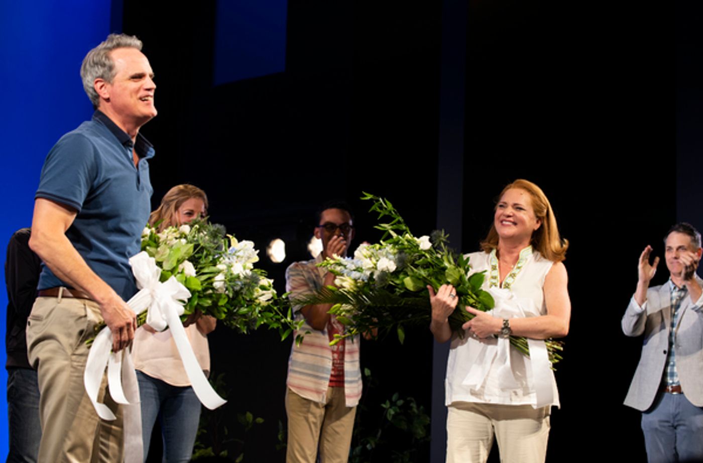 Photo Flash: Original Cast of DEAR EVAN HANSEN Assembles To Send Off Jennifer Laura Thompson And Michael Park  Image