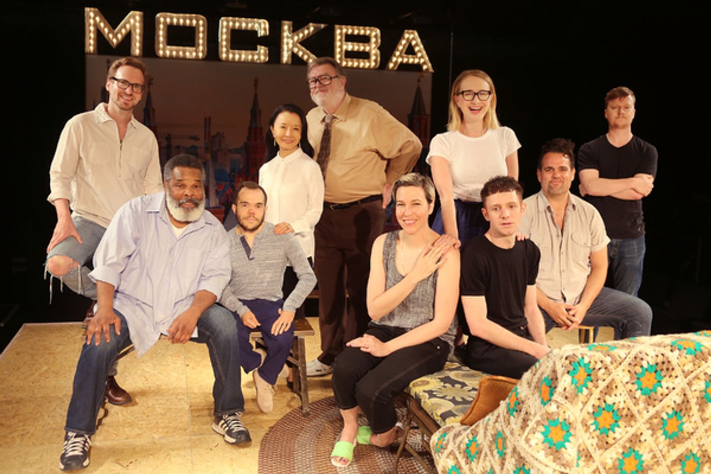 Photo Flash: Company of MCC's MOSCOW MOSCOW MOSCOW MOSCOW MOSCOW MOSCOW Strikes a Pose  Image