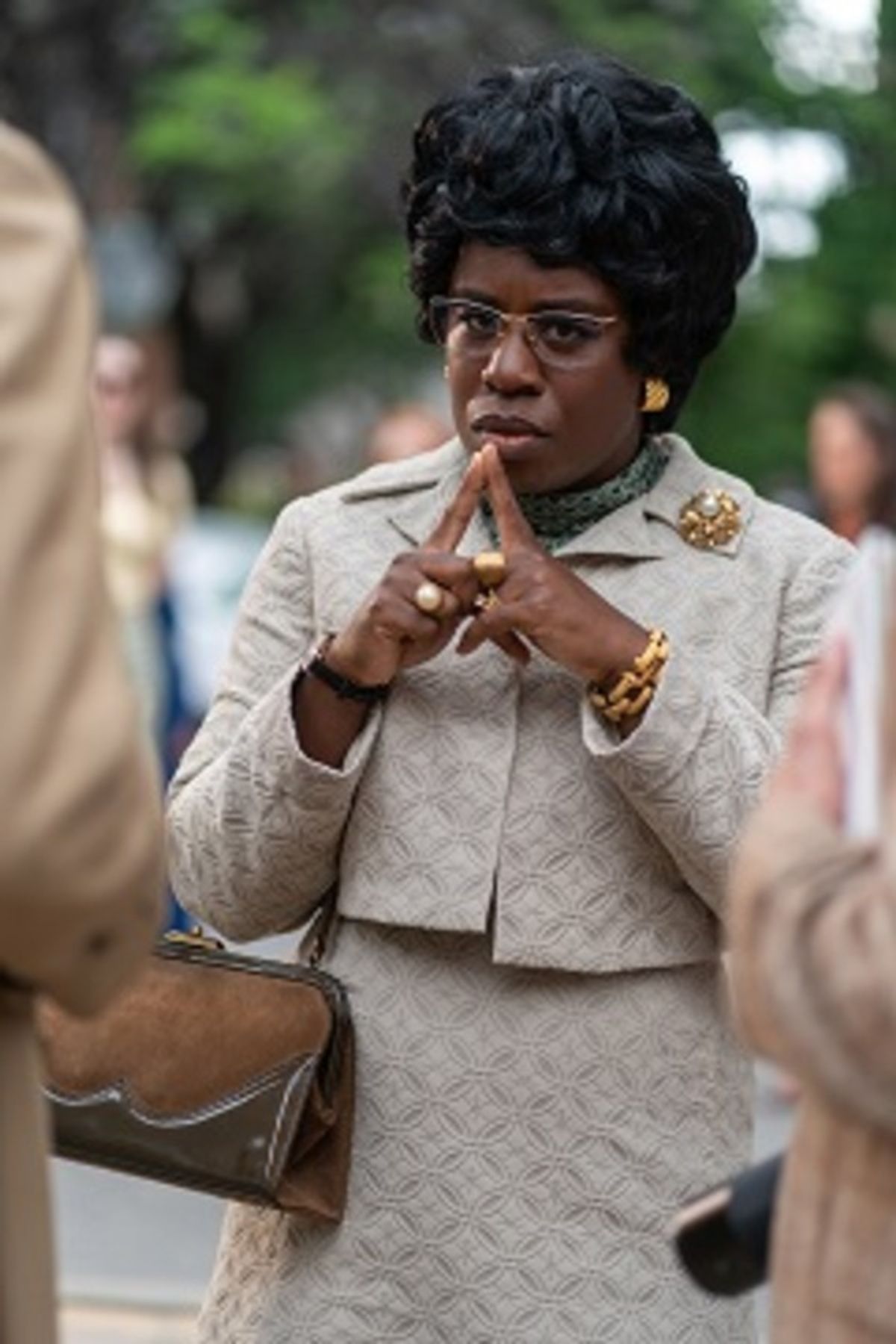 Uzo Aduba as Shirley Chisholm at 
