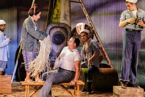 Melody Butiu and the Cast of South Pacific Photo