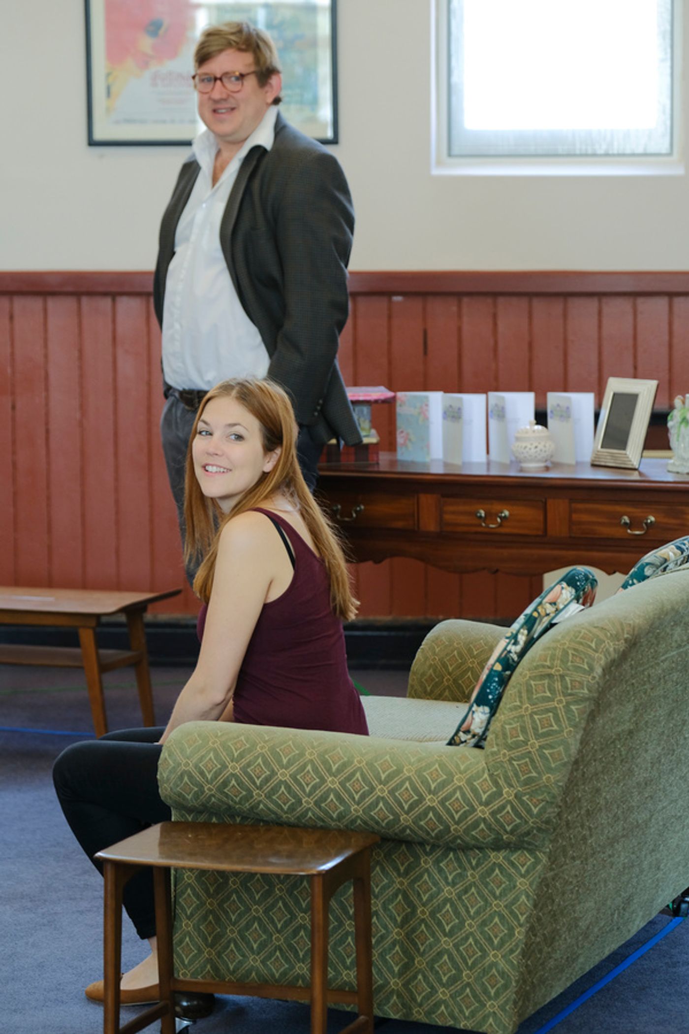 Photo Flash: Inside Rehearsal For Alan Ayckbourn's BIRTHDAYS PAST, BIRTHDAYS PRESENT at Scarborough's Stephen Joseph Theatre  Image