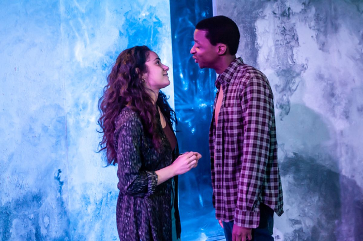 Yasmin Paige and Simon Manyonda at 