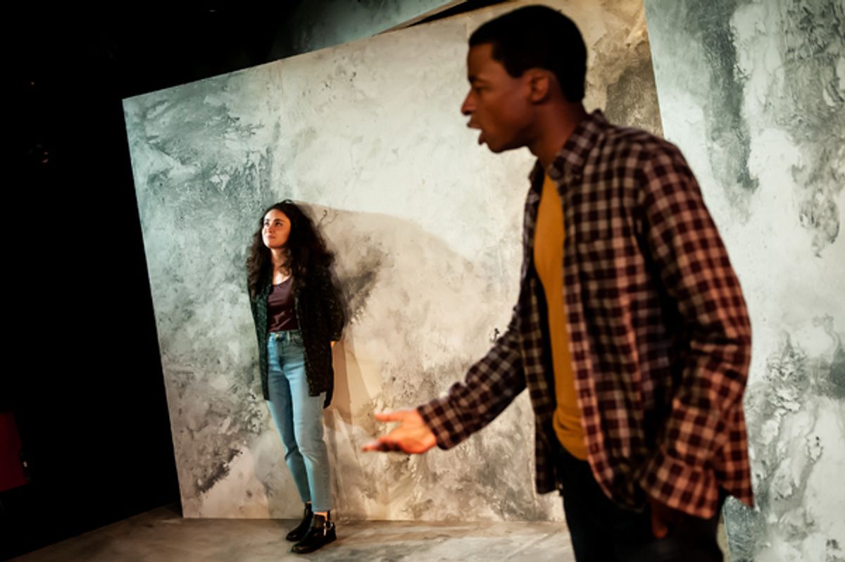 Yasmin Paige and Simon Manyonda at 