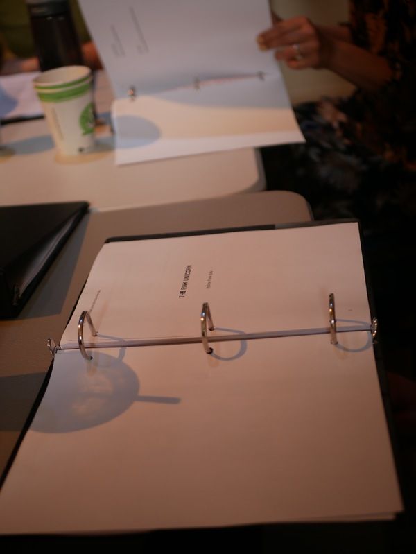 Photo Flash: Alice Ripley Returns to the Rehearsal Room for Encore of PINK UNICORN  Image