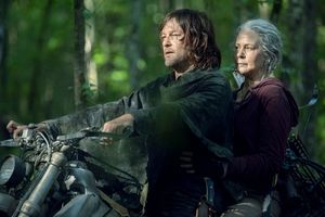 Norman Reedus as Daryl Dixon, Melissa McBride as Carol Peletier @ BroadwayWorld Norman Reedus as Daryl Dixon, Melissa McBride as Carol Peletier Photo