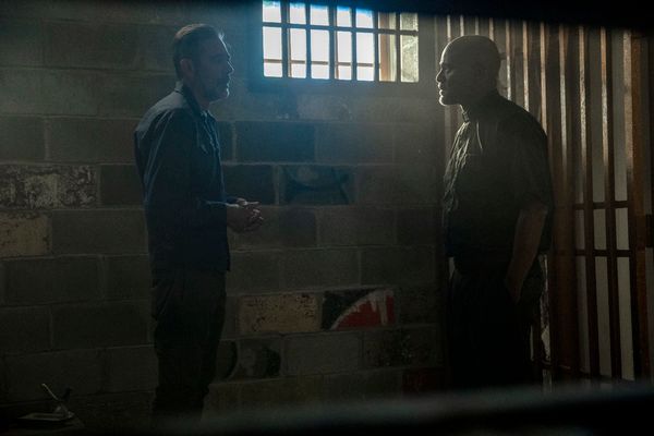 Jeffrey Dean Morgan as Negan, Seth Gilliam as Father Gabriel Stokes  Photo