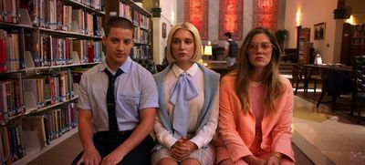 Theo Germaine, Julia Schlaepfer, and Laura Dreyfuss Photo