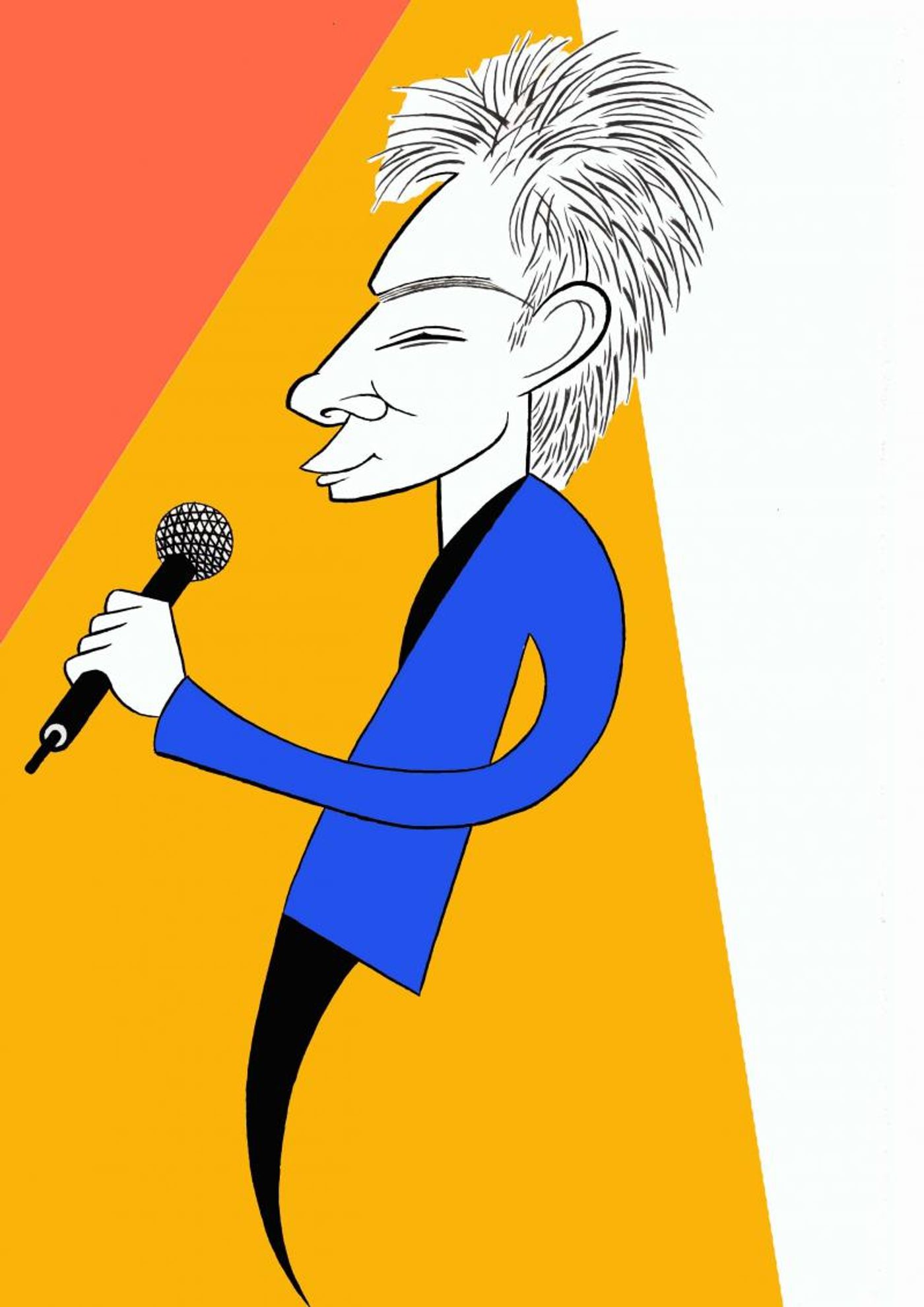 BWW Exclusive: Ken Fallin Draws the Stage - Barry Manilow  Image