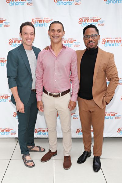 Jack Mikesell, Duane Boutt , and Ro Boddie. (Photo by Cindy Ord/Getty Images for Thro Photo