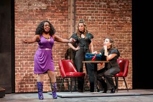 Leslie Ivy-Louthaman as Deloris Van Cartier, Evelyn Rumsby as Michelle, & Danielle Ph Photo