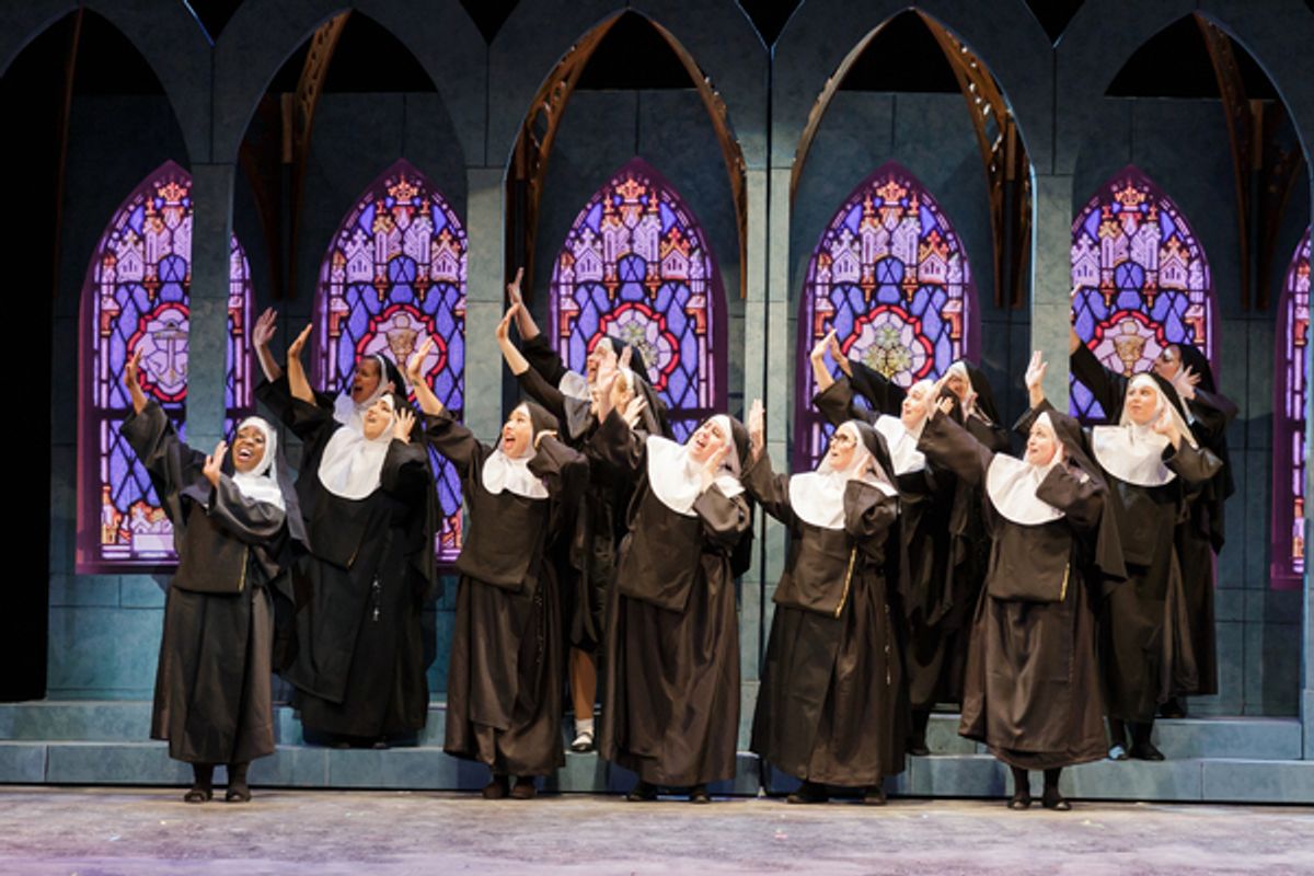  Leslie Ivy-Louthaman and the Cast of SISTER ACT at 