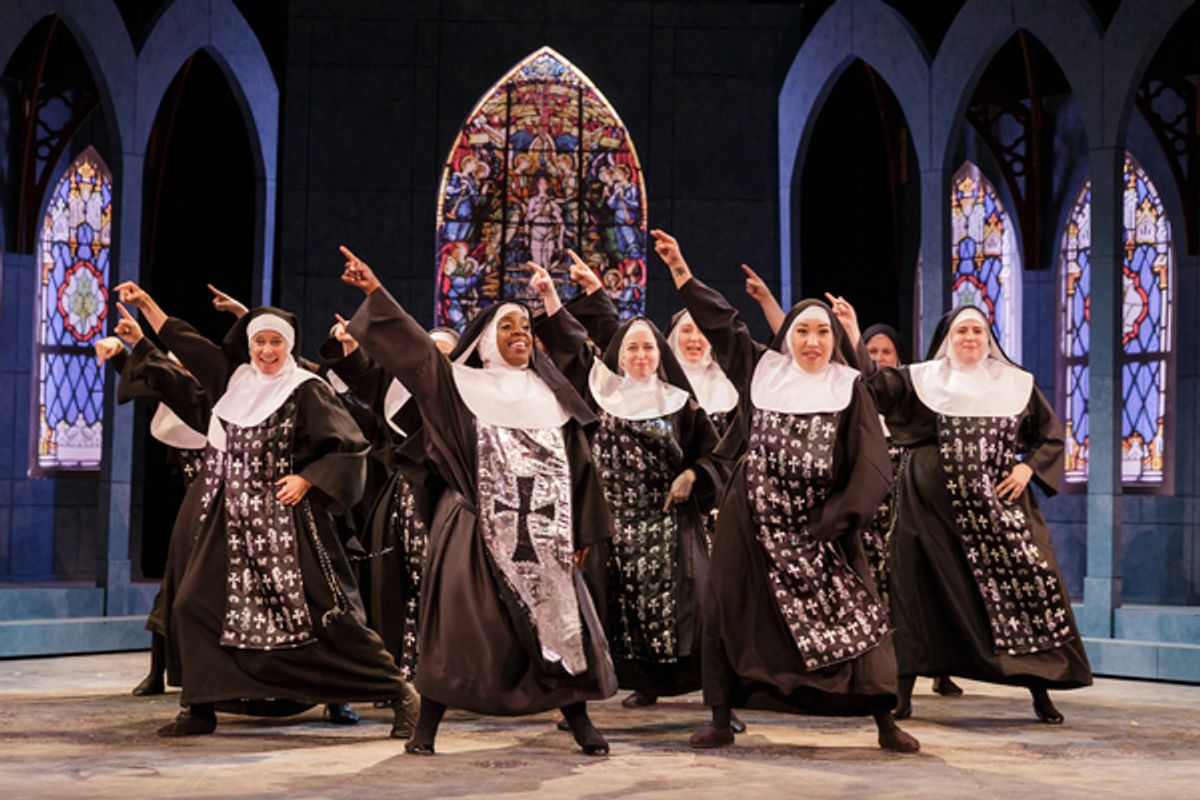  Leslie Ivy-Louthaman and the Cast of SISTER ACT at 