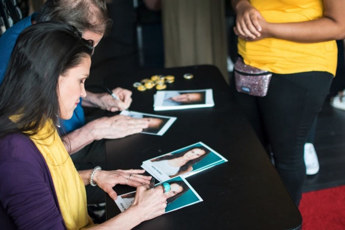 Broadway Star Alena Watters (THE CHER SHOW) and Stephen Bradbury (HARRY POTTER On Broadway) for a autograph session and Q&A at Actors Connection Performing Arts Camp. at 