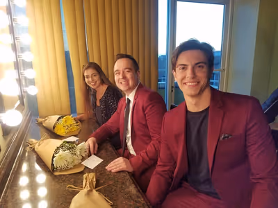 Ben Rauhala, Derek Klena, Emily Rosenfield
 Photo