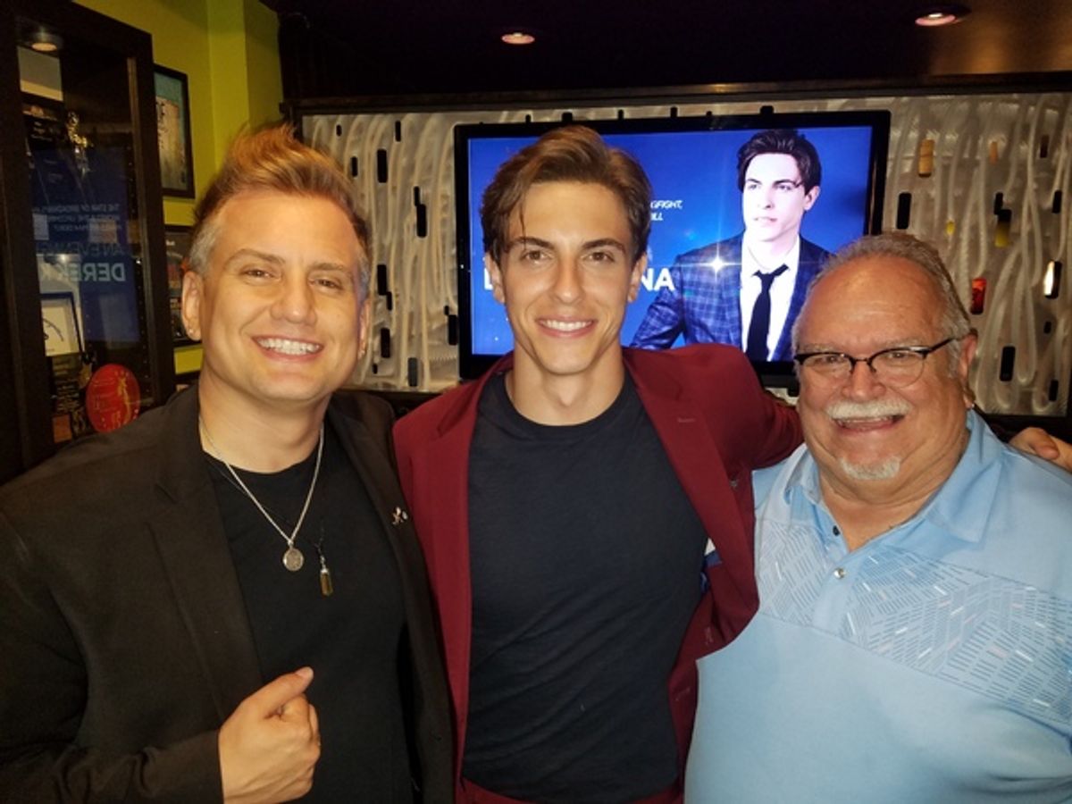 Chris Isaacson, Derek Klena, Ronn Goswick
 at 