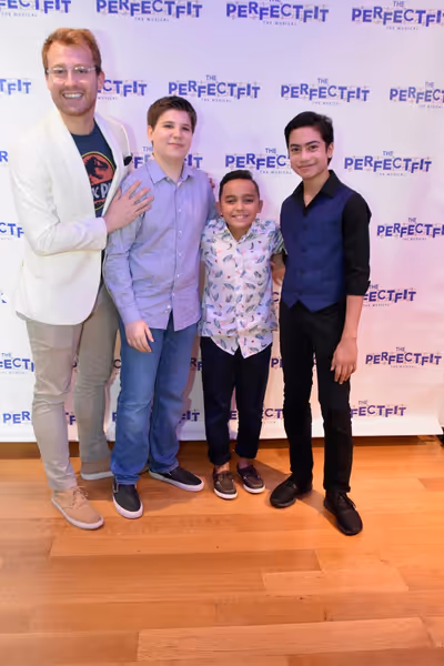 Daniel Dunlow, Joshua Turchin (Composer, Writer and Lyricist) and Ian Saraceni Photo