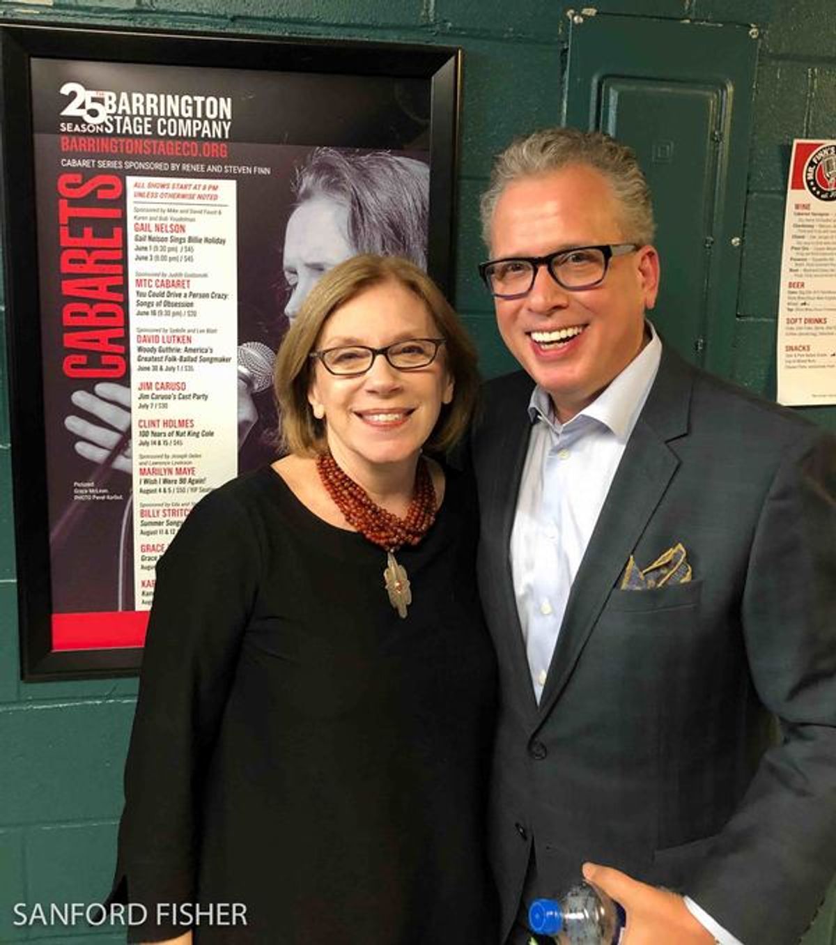 Julianne Boyd, Founder/Artistic Director Barrington Stage Co. & Billy Stritch at 