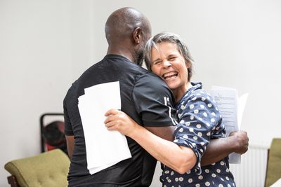 Mensah Bediako, Suzanna Hamilton Photo