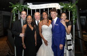 Aarne Lofgren,Stephanie Pope Lofgren, Allison Tucker-Mitchell, Brian Stokes Mitchell, Photo