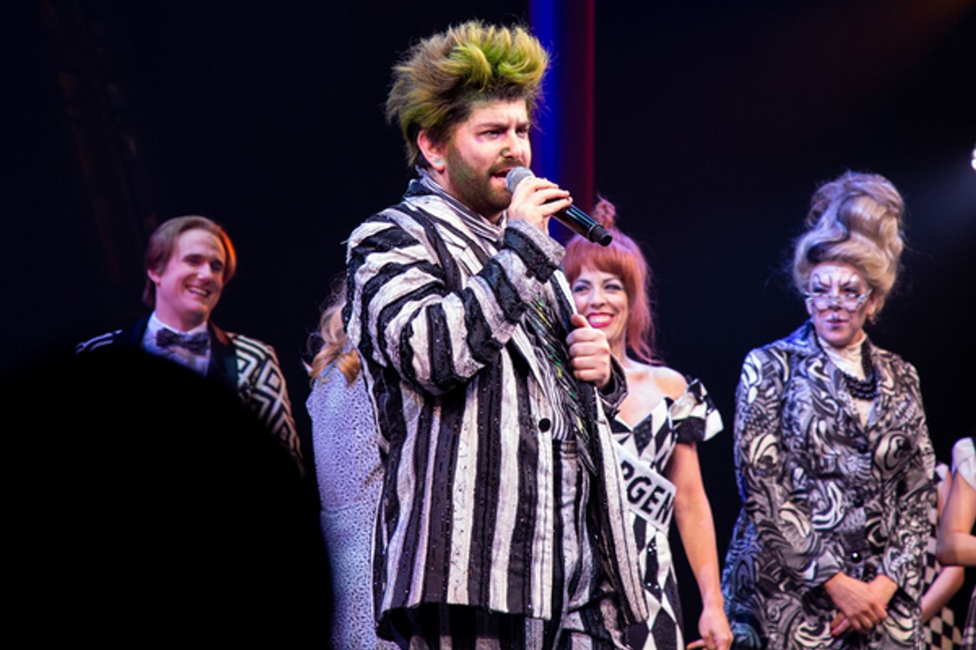 Photo Coverage: 'Day-O' Songwriter Lord Burgess' Celebrates His 95th Birthday At BEETLEJUICE!  Image