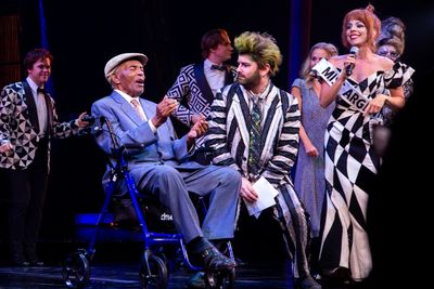 Lord Burgess, Alex Brightman, Leslie Kritzer Photo