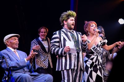 Lord Burgess, Alex Brightman, Leslie Kritzer Photo