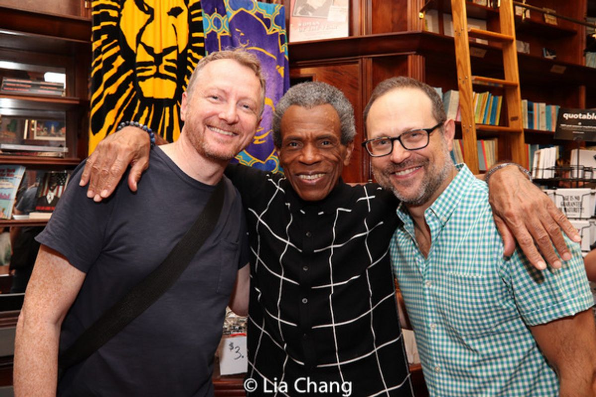 Bob Martin, Andre De Shields and Matthew Sklar at 