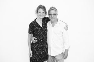 Lee Sunday Evans and Neil Pepe @ BroadwayWorld Lee Sunday Evans and Neil Pepe Photo