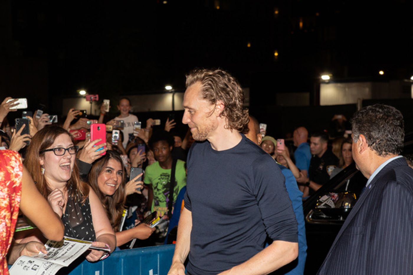 Photo Coverage: Tom Hiddleston, Zawe Ashton and Charlie Cox Meet Fans After First Preview of BETRAYAL!  Image