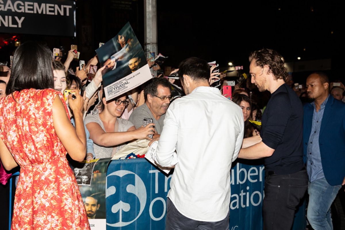Tom Hiddleston, Zawe Ashton and Charlie Cox at 