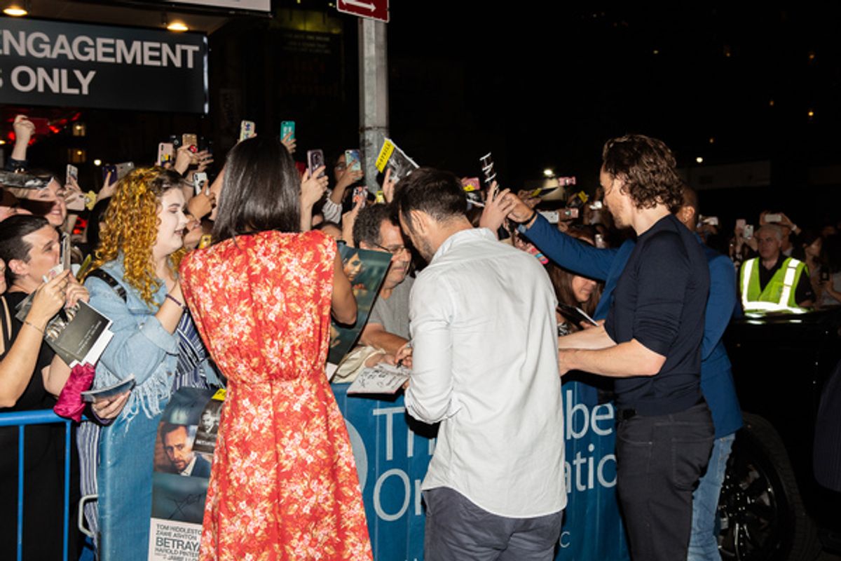 Tom Hiddleston, Zawe Ashton and Charlie Cox at 