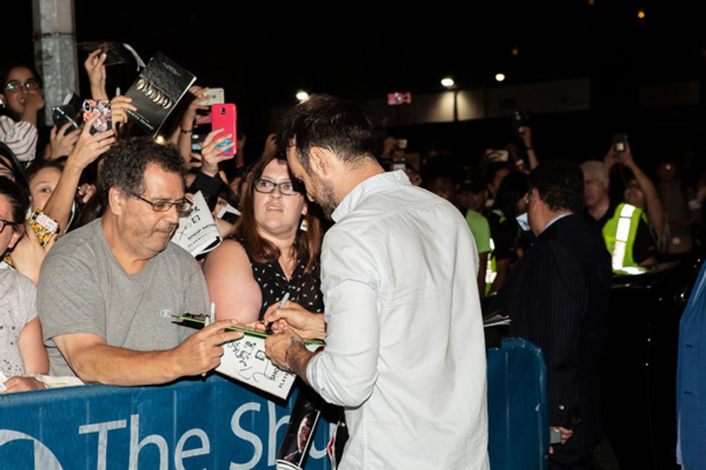 Photo Coverage: Tom Hiddleston, Zawe Ashton and Charlie Cox Meet Fans After First Preview of BETRAYAL!  Image