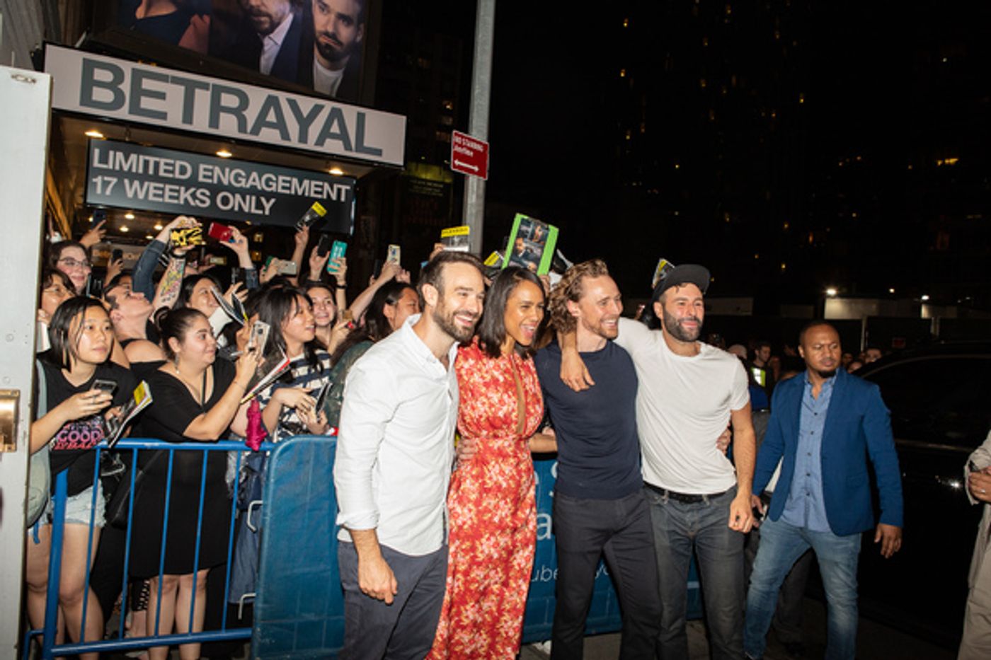 Photo Coverage: Tom Hiddleston, Zawe Ashton and Charlie Cox Meet Fans After First Preview of BETRAYAL!  Image