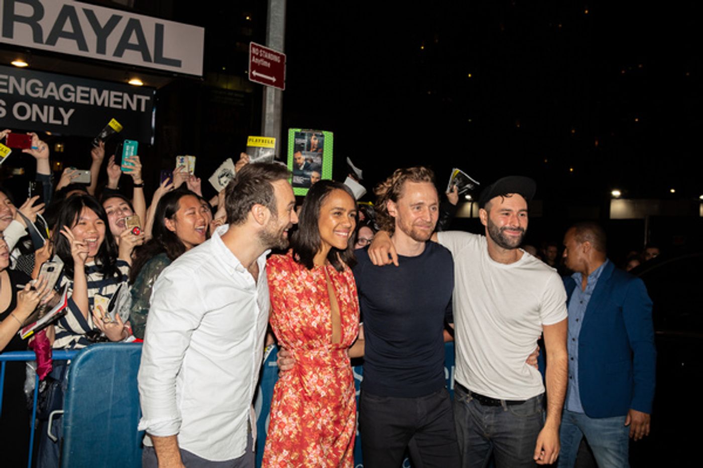Photo Coverage: Tom Hiddleston, Zawe Ashton and Charlie Cox Meet Fans After First Preview of BETRAYAL!  Image
