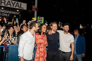 Tom Hiddleston, Zawe Ashton and Charlie Cox Photo
