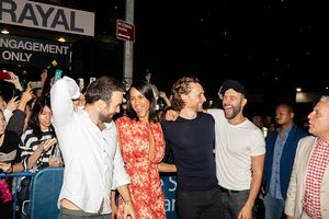 Tom Hiddleston, Zawe Ashton and Charlie Cox Photo