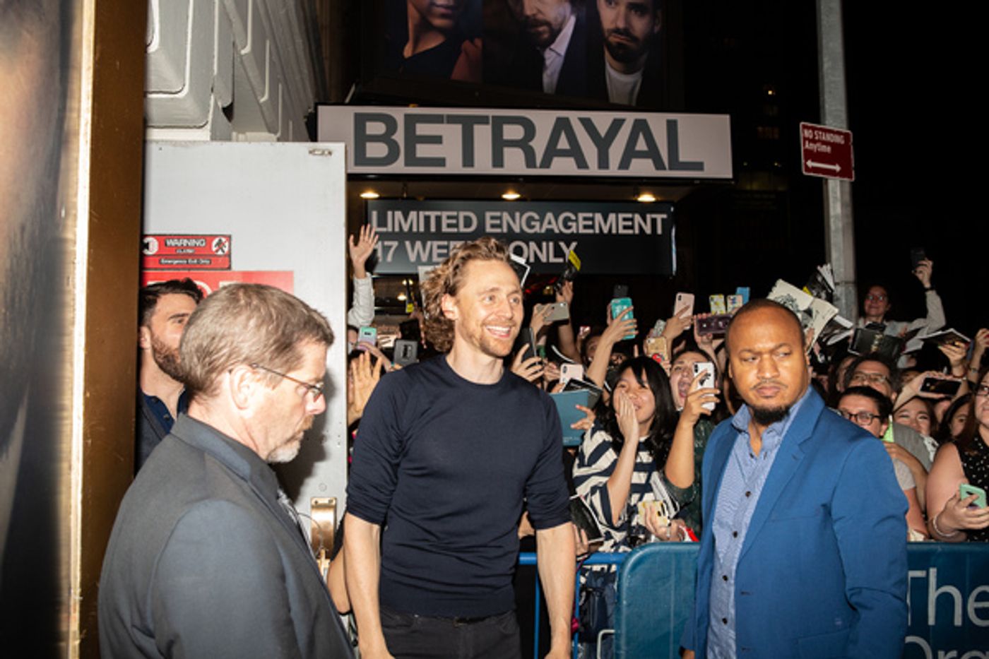 Photo Coverage: Tom Hiddleston, Zawe Ashton and Charlie Cox Meet Fans After First Preview of BETRAYAL!  Image